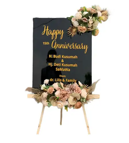 Papan Bunga Akrilik Buluh Dori